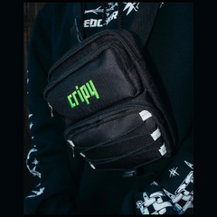 Riñonera mini bag CRIPY negro y verde en internet