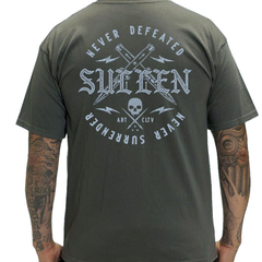 Remera Sullen Never Surrender Gtey Original Importadas