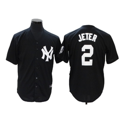 Camiseta Casaca MLB New York Yankees LogoBlanco 2 Jeter