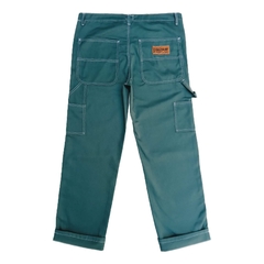 Pantalon Carpintero Verde Tiro Medio - comprar online