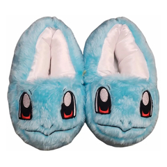 Pantuflas Pokemon Agua Squirtle Unisex Acolchonadas