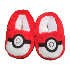 Pantuflas Pokemon Pokebola Clasica Unisex Acolchonadas