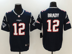 Camiseta Casaca NFL New England Patriots 12 Brady Mod 2