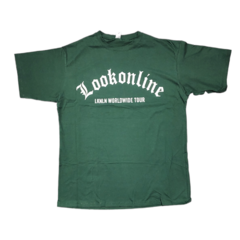 Remera Lookonline Verde Blanco - comprar online