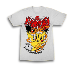 Remera Kuromi Dark Pikachu - White