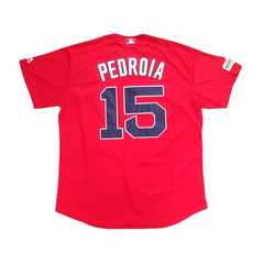 Camiseta Casaca Baseball MLB Red Sox 15 Pedroia - comprar online