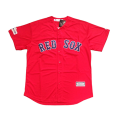 Camiseta Casaca Baseball MLB Red Sox 15 Pedroia