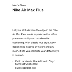 Nike Air Max Plus Reverse Sunset 9 us / 41.5 arg (27cm) u$d 350 - KITCH TECH