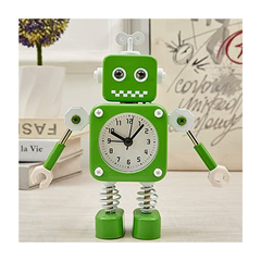 Reloj Despertador Robot A Pila C/ Luz Importado - comprar online