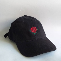 Gorra Curva Rosa Negra