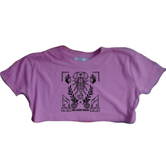 Remera Crop Top Scorpion Violeta