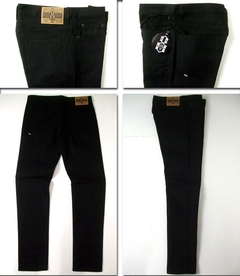 Jean Rebel Eight 8 Slim Cut Pant Negro Original Importado