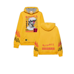 Hoodie Oversized Statue Yellow