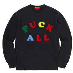 Buzo Supreme Jamie Reid Fuck All Sweater 250usd