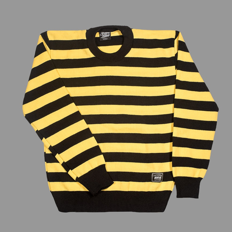 Buzo amarillo con negro sale