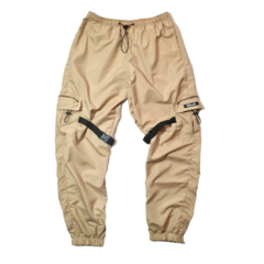 Pantalon Cargo Microfibra Beige