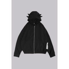 ZIP HOODIE HORNS BLVCK