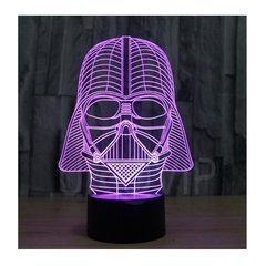 Velador Lampara LED RGB Tactil 7 Colores Star Wars Darth Vader - KITCH TECH