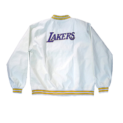Campera Bomber NBA Retro Vintage Lakers White - comprar online