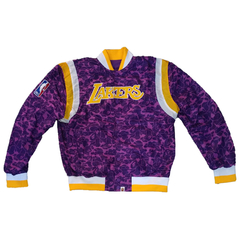 Campera Bomber NBA Retro Vintage Lakers x BAPE - 350 USD