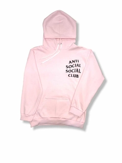Buzo Rosa Hoodie Oversize "ANTI SOCIAL CLUB" - comprar online