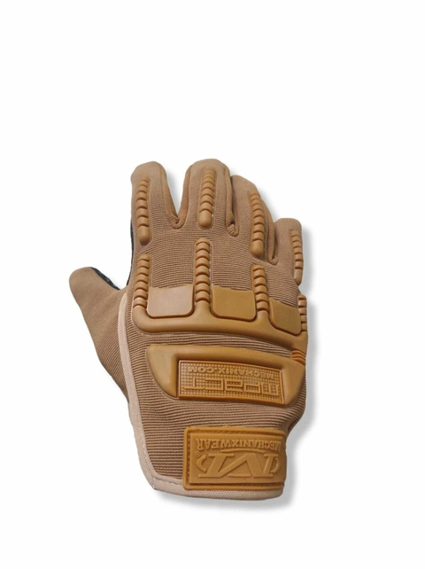 Guante Reforzado Beige Tactico Protecciones Street Moto Bike Nº1