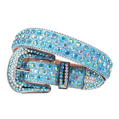 Cinto Cinturon Cowboy Bb Belt Hebilla Strass Trap Modelo 16