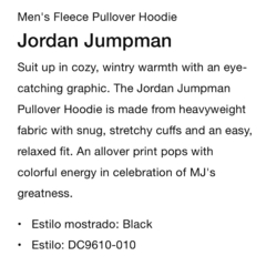 Buzo Jordan Jumpman Fleece Hoodie - usd250