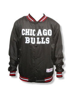 Campera Universitaria Black Chicago Bulls Verano Diseño Clásico
