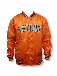 Campera Universitaria MLB Orange Liviana Reforzada Astros - tienda online