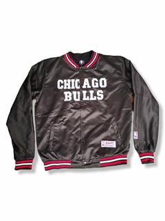 Campera Universitaria Black Chicago Bulls Verano Diseño Clásico - KITCH TECH