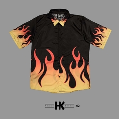 Camisa Fuego Oversized Real Fire - Hippy Killer
