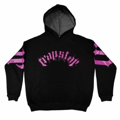 Buzo hoodie Trapstar Negro Violeta - comprar online