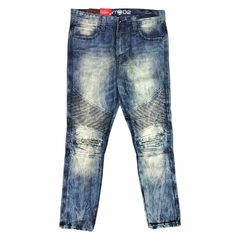 Pantalon Jean dominican chupin distressed importado WT02
