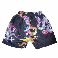 Short Traje de baño Dragon Ryu Yakuza Rosa Negro