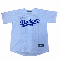 Camiseta Casaca MLB LA Dodgers Buehler 21 Blanca