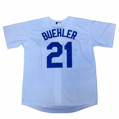 Camiseta Casaca MLB LA Dodgers Buehler 21 Blanca - comprar online