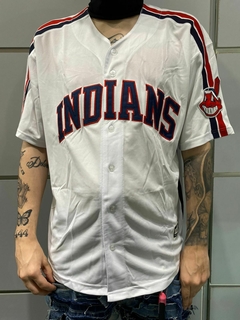 Camiseta Casaca MLB Cleveland Indians Belle 8 Retro en internet