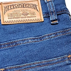 Bermuda Jean Tiro Alto Azul HK - online store