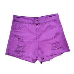 Short de Jean Tiro alto Fucsia