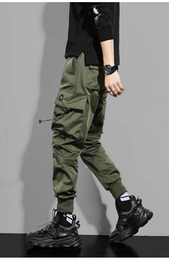 Pantalon Cargo Techwear Green Warcore K02 - tienda online