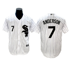 Camiseta Casaca Baseball Mlb White Sox 7 Anderson