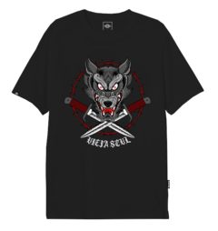 WOLF REMERA HYPE TALLE ESPECIAL NEGRO