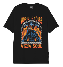 WORLD IS YOURS REMERA HYPE NEGRO