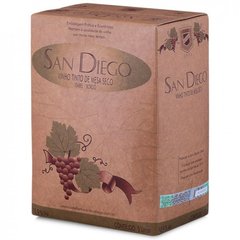 Vinho Tinto Seco San Diego - Bag 5 litros