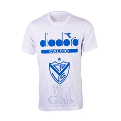 REMERA PRINT 1 VELEZ BLANCA (DIA048)