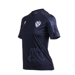 REMERA DAMA GUARDA VELEZ MACRON BELLATRIX AZUL MARINO (MA048) - Winograd deportes Velez