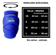 RODILLERA ACOLCHADA AZUL (DO120) - comprar online