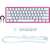 Teclado Gamer HyperX Alloy Origins 60 Pink US HX Red - tienda online