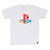 Remera PlayStation Logo Retro Blanca (PlayStation Studios)